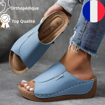 ECKO Sandales confortables pour femmes – Soutien Orthopédique et Soulagement des Pieds
