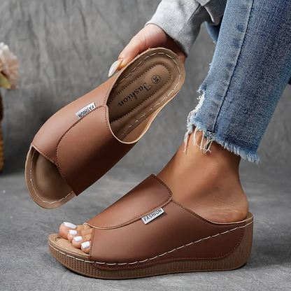 ECKO Sandales confortables pour femmes – Soutien Orthopédique et Soulagement des Pieds