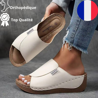 ECKO Sandales confortables pour femmes – Soutien Orthopédique et Soulagement des Pieds