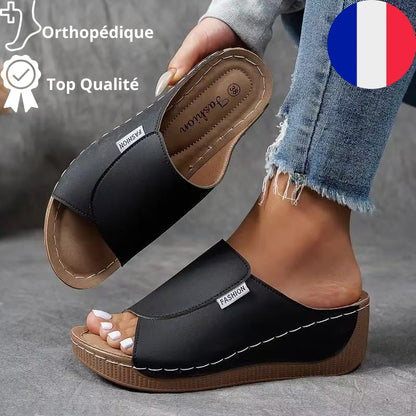 ECKO Sandales confortables pour femmes – Soutien Orthopédique et Soulagement des Pieds