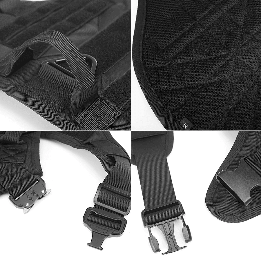 Harnais militaire – Équipé d'un système anti-traction.