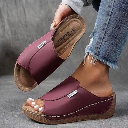 ECKO Sandales confortables pour femmes – Soutien Orthopédique et Soulagement des Pieds